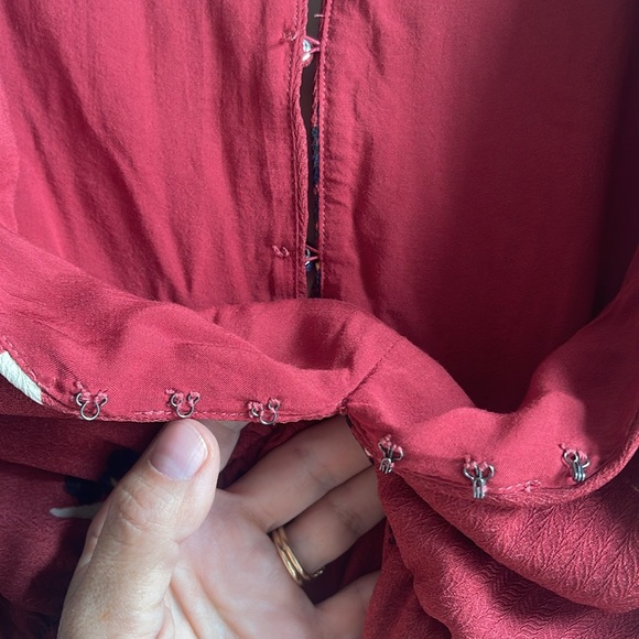 Free People ‘All I Got’ maxi dress with asymmetrical tiers, size 2 - Picture 11 of 11